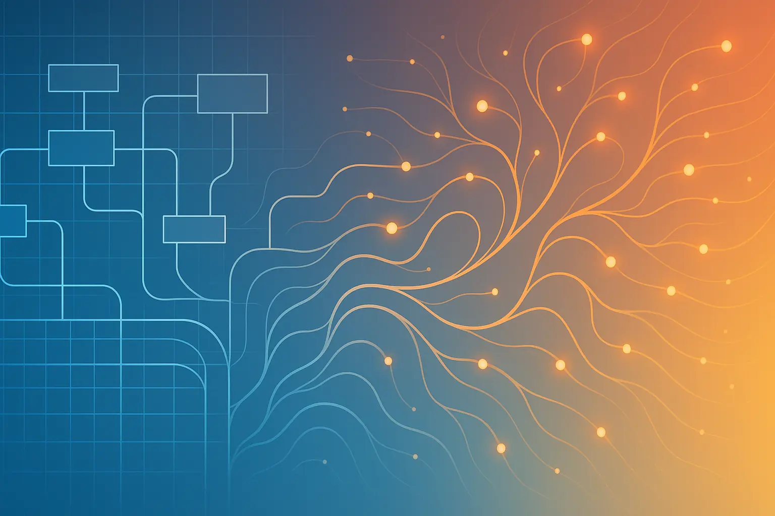 Architect reviewing automation diagrams generated by AI tooling